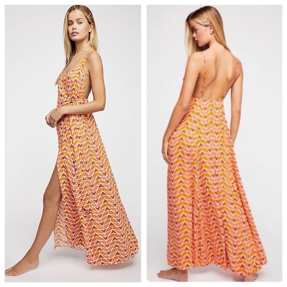 Free People Wrap Maxi Dress
